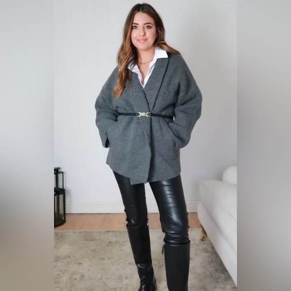 Zara Wool Oversized Coat NWT - Picture 13 of 16